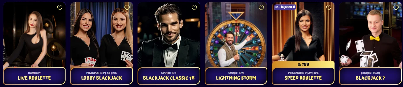 SpinGranny Casino Live Casino