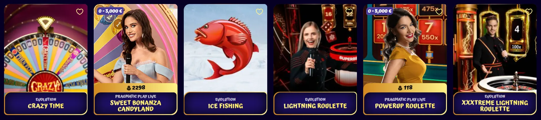 SpinGranny Casino Live Casino